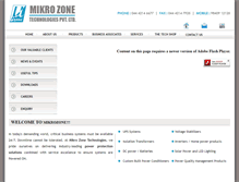 Tablet Screenshot of mikrozone.com